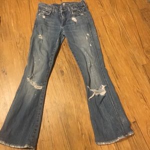 Distressed 7 for all mankind jeans